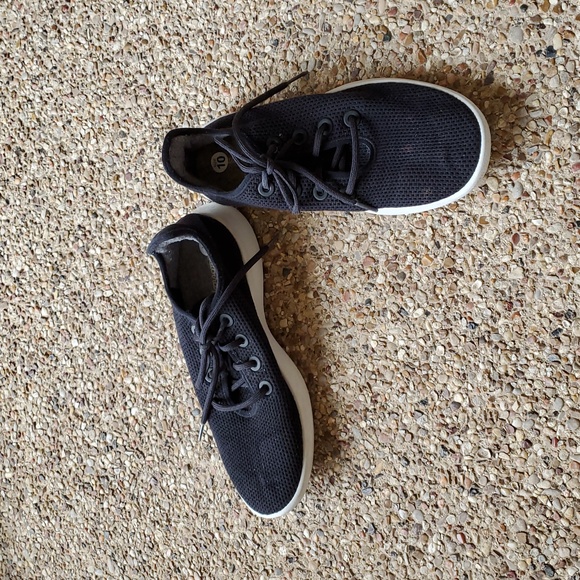Allbirds Men's Tree Runners in Black (White Sole), Size 10 - Picture 1 of 9